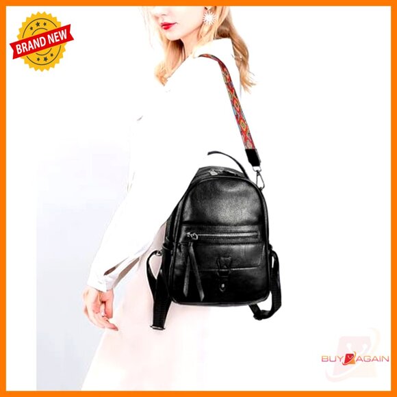 Mini Backpack Convertible Shoulder Bag Crossbody Purse Handbag - Picture 2 of 7